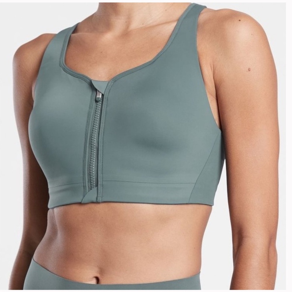 Athleta Advanced Zip Front Bra